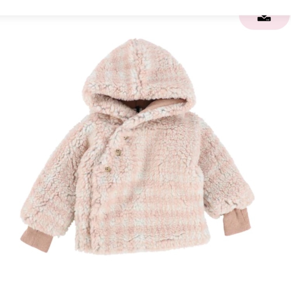 Baby Shearling warm winter jacket for girls